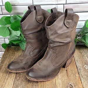 Rocket Dog Brown Ankle Boots